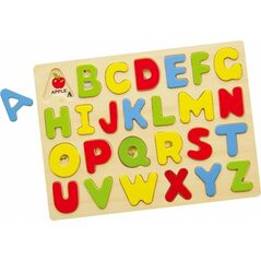 Viga Puzzle Edukacyjne Drewniana Układanka Alfabet Literki 6315141 6934510585433
