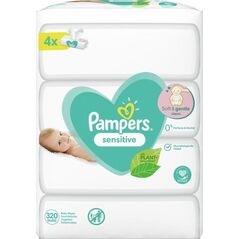 Pampers Chusteczki nawilżane Sensitive 4x80szt. 6337874 8001841062754