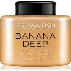Makeup Revolution Loose Baking Powder Banana (Deep) 6350631 5057566072182