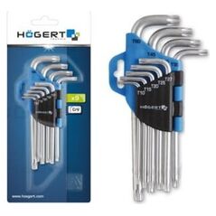 Högert Technik Klucze torx zestaw 9 sztuk HOGERT HT1W814 6382128 5901867115232