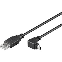 Kabel USB Techly USB-A - miniUSB 1.8 m Czarny (ICOC-MUSB-AA-018ANG) 6405617 8057685305236