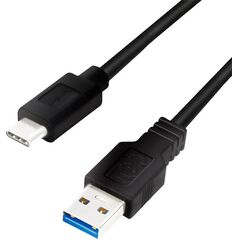 Kabel USB LogiLink USB-A - USB-C 0.5 m Czarny (CU0167) 6409705 4052792055160