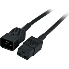 Kabel zasilający EFB EFB Kaltgeräteverl. C20 180°-C19 180°,sw,1.8m,3x1.50mm 6414509 4049759083861