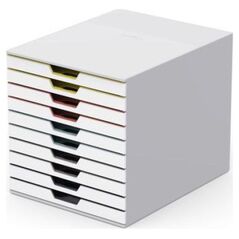 Durable DURABLE Schubladenbox VARICOLOR 10Fächer MIX mehrfbg 6414546 4005546993270