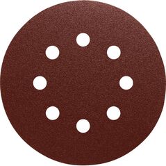 Klingspor krążek ścierny 125mm PL28CK granulacja 80 GLS5 8 otworów 50 sztuk (270679) 6416184 5907560040086
