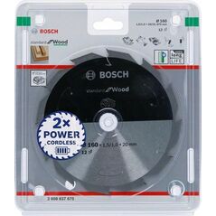 Bosch tarcza do drewna 160x20x12 (2608837675) 6419405 3165140958226