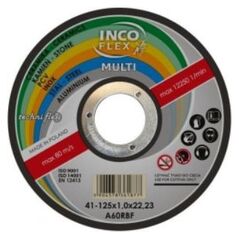 Inco Flex tarcza uniwersalna metal, pcv, beton 125x1,0mm (M415-125-1.0-22A60Rm) 6420770 5904378361877