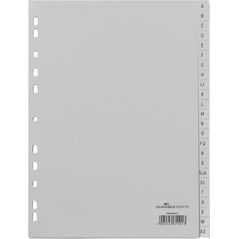 Durable DURABLE Zahlenregister A4 gepr Taben 1-52 PP volldeck. grau 6450314 4005546611013