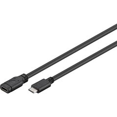 Kabel USB Goobay USB-C - USB-C 1 m Czarny (45393) 6460756 4040849453939