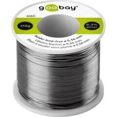 Goobay cyna lutownicza bezołowiowa 0,56mm 250g (40851) 6460957 4040849408519