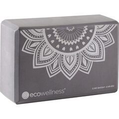 EcoWellness Kostka do jogi QB-022 szara 6468025 5903733006637