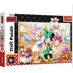 Trefl Puzzle 100 Minnie w salonie kosmetycznym 6487406 5900511163872