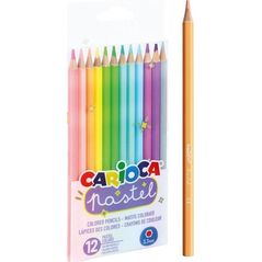 Carioca Kredki ołówkowe pastelowe 12 kolorów CARIOCA 6488835 8003511430344