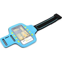 Platinet PLATINET SPORT ARMBAND FOR SMARTPHONE BLUE WITH LED [43706] 6503959 5907595437066