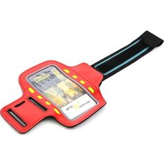 Platinet PLATINET SPORT ARMBAND FOR SMARTPHONE RED WITH LED [43708] 6503962 5907595437080
