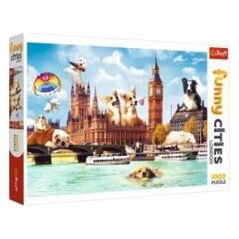 Trefl Puzzle 1000 elementów - Psy w Londynie 6503992 5900511105964