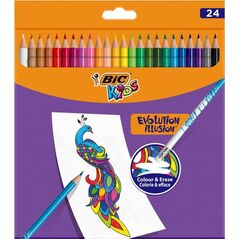 Bic Kredki ołówkowe Kids Evolution Illusion 24 kol BIC 6546696 3086123570900