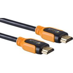 Kabel Libox HDMI - HDMI 10m żółty (LB0056-10) 6602832 5902689075285