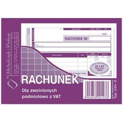 Staples Druk akcydensowy, rachunek A6 1+1 80k (DR0102) 6604949 5906858001938