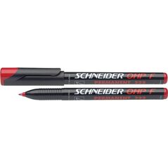 Staples SCHNEIDER Foliopis OHP F, 0,7mm, czerwony 6605115 4004675002372