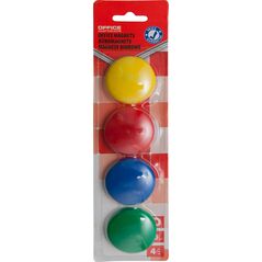 Office Products MAGNES OFFICE PRODUCTS 40MM 4 SZT. MIX KOLORÓW 6606192 5901503699737