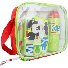 Mickey Mouse Mickey Mouse - Śniadaniówka + bidon 530 ml w torbie śniadaniowej 6639993 8412497442416