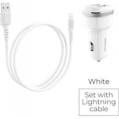 Ładowarka Borofone 2x USB-A 2.4 A  (BFO-BZ13-L-W) 6640075 6931474717160