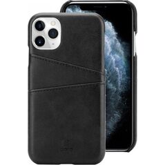 Crong Crong Neat Cover - Etui iPhone 11 Pro z kieszeniami (czarny) 6642050 5907731982740