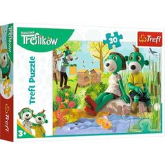 Trefl Puzzle 30 elementów Trefliki nad stawem (18265) 6692347 5900511182651