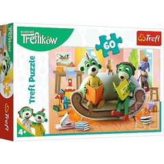 Trefl Puzzle 60 elementów Wspólne czytanie bajek (17345) 6692349 5900511173451