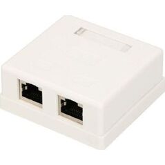 ExtraLink EXTRALINK 2XRJ45 CAT5E STP WALL MOUNT OUTLET 6747763 5902560369649