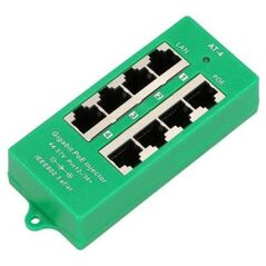 ExtraLink EXTRALINK ACTIVE POE INJECTOR 4 PORT GIGABIT 802.3AT/AF MODE A 6748004 5903148912554