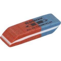 Donau Gumka wielofunkcyjna 40x14x8mm niebiesko-czerwona 6802117 5901498021964