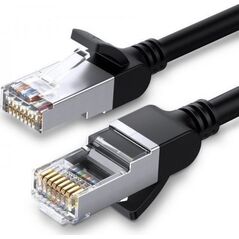 Ugreen Kabel sieciowy UGREEN z metalowymi wtyczkami, Ethernet RJ45, Cat.6, UTP, 0,5m (czarny) 6859437 6957303851904