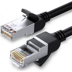 Ugreen Kabel sieciowy UGREEN z metalowymi wtyczkami, Ethernet RJ45, Cat.6, UTP, 3m (czarny) 6859439 6957303851935