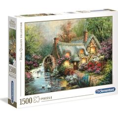 Clementoni Puzzle 1500 elementów Chata z młynem 6867288 8005125318124