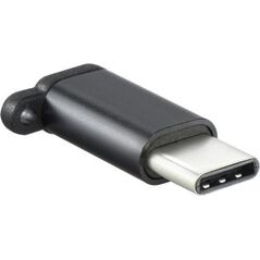 Adapter USB USB-C - microUSB Czarny  (40372) 6873212 5901737419972