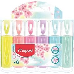 Maped Zakreślacz Fluo Peps pastel 6 kolorów MAPED 6874126 3154147425589