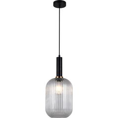 Lampa wisząca Italux Antiola nowoczesna czarny  (PND-5588-1L-BK+CL) 6889814 5900644311348