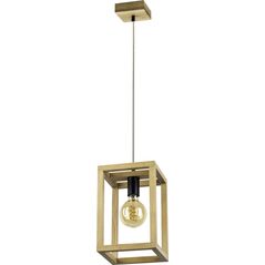Lampa wisząca Spotlight Lampa wisząca brązowa kuchenna Spotlight Kago drewno dębowe 61540174 6905205 5901602366523