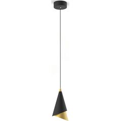 Lampa wisząca Italux Raalto ledowa nowoczesna czarny  (PND-433128-1B) 6906315 5900644313571