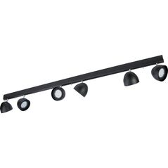 Lampa sufitowa Nowodvorski Spot sufitowy czarny Nowodvorski VESPA BLACK VI 8842 6912181 5903139884297