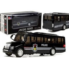 Lean Sport Model Autobusu Bus Policyjny Świeci Czarny 6925390 5907625580342