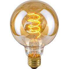Italux Bursztynowa żarówka edison E27 4W ciepła Italux LED LDS-G95-SA 6936208 5900644312505