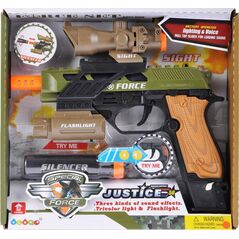 Mega Creative Pistolet z efektami dźwiękowymi 25X24X5 WB 36/72 7007124 5908275105169