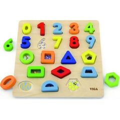 Viga Viga 50119 Puzzle sorter kształtów cyfry i krztałty 7079222 6934510501198