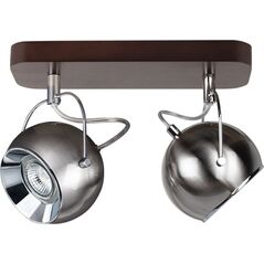 Lampa sufitowa Spotlight Spot chromowany Spotlight BALL WOOD z drewna bukowego 5131276 7121803 5905840204876