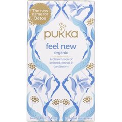 Pukka Herbs Pukka Herbata Feel New Detoksykująca - 20 saszetek 7136028 5060519144102