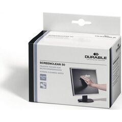 Durable Chusteczki nawilżane do czyszczenia ekranów 50 szt. (5787-02) 7230741 4005546503424