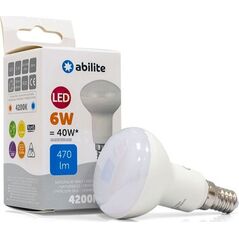 Abilite ŻARÓWKA LED ABILITE REFLEKTOROWA B.NEUTRALNA E14 6W/230V 470LM R50 7316622 5901583549038